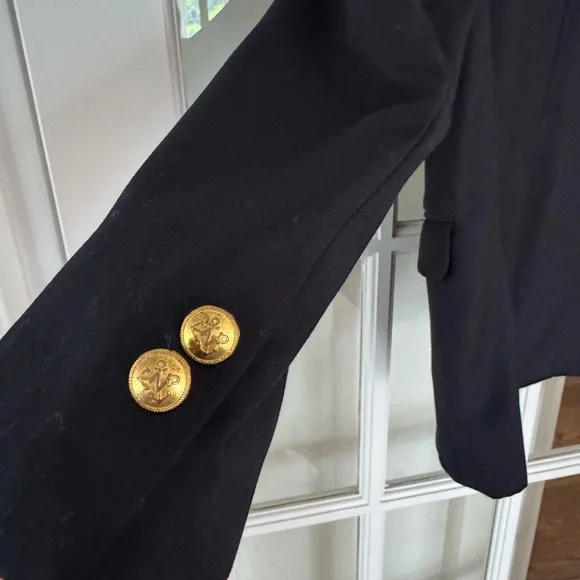 Nautica Boys Classic Blue Blazer with Gold Buttons like new! Size 12 - Picture 5 of 6